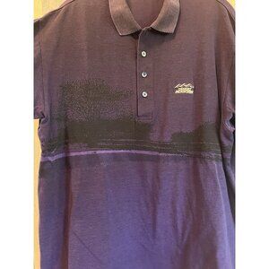 Descente Polo Shirt Mens XL Purple Desert Mountain Golf Club Collection, AZ